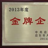 林洋在2013年度啟東市綜合表彰大會上榮獲多項(xiàng)殊榮