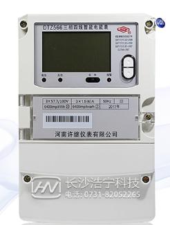 許繼DTZ566三相四線智能電表怎么接線？