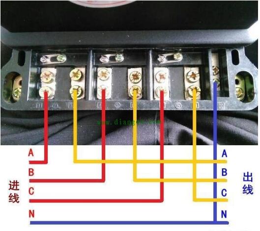 威勝電表DTSD341-MB3三相四線直能式電能表怎么接線？